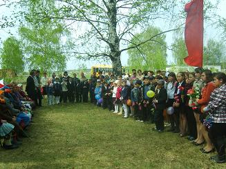 Митинг, посвященный 65-ой годовщине Великой Победы в д. Сюрбей-Токаево